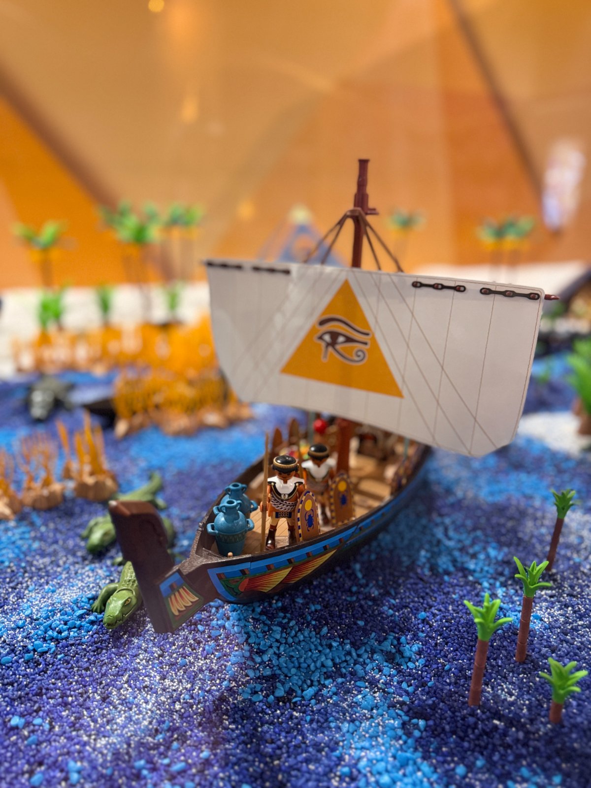 Egyptian sailing boat on the Nile